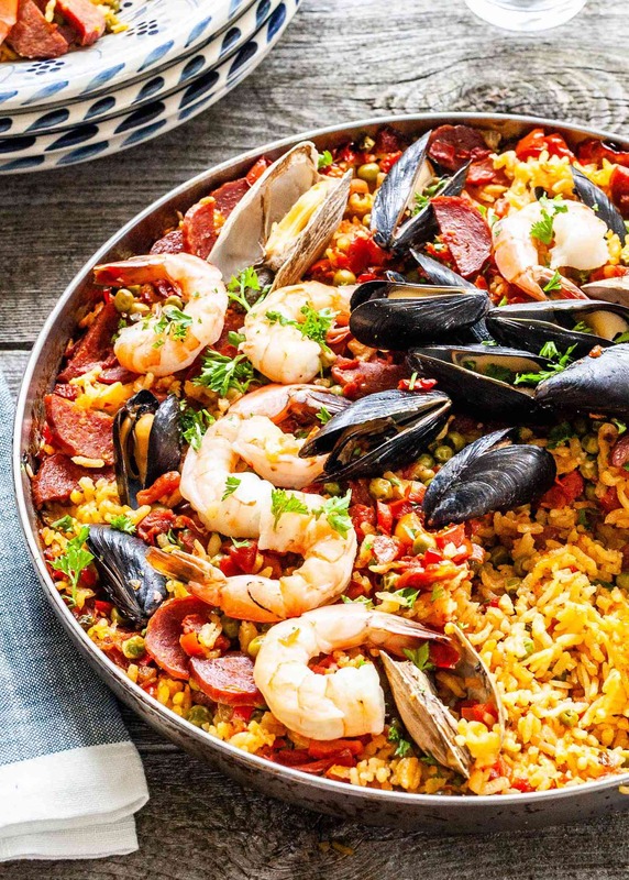 Paella de Frutos do Mar